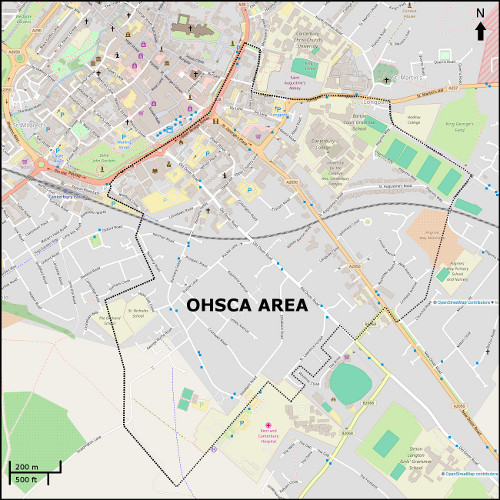 OHSCA area map